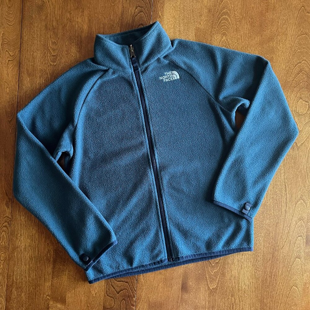 The North Face blue fleece M 10/12